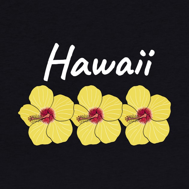 Hawaii Hibiscus State Flower by SunburstGeo